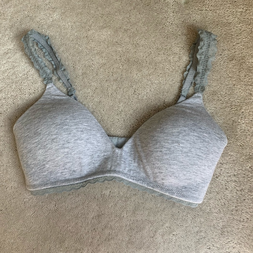 Aerie Grey Wireless Bralette